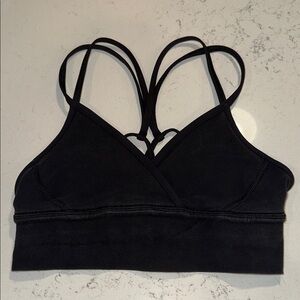 lululemon athletica Black Strappy Sports Bra